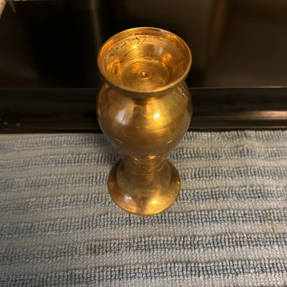 Brass small Floral Vase #04